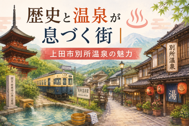 歴史と温泉が息づく街｜上田市別所温泉の魅力